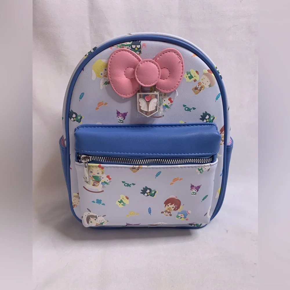Bioworld Sanrio Hello Kitty and Friends x Attack on Titan Mini Backpack NWT - Picture 2 of 11
